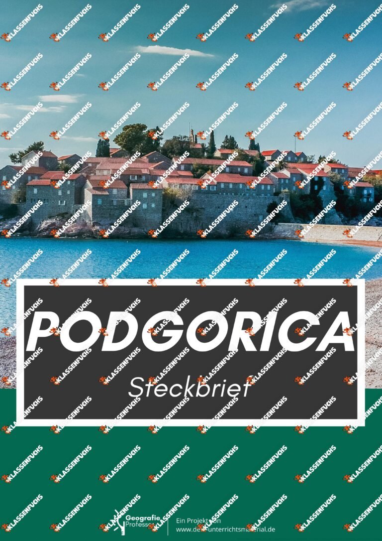 Podgorica Steckbrief | Hauptstadt Montenegro